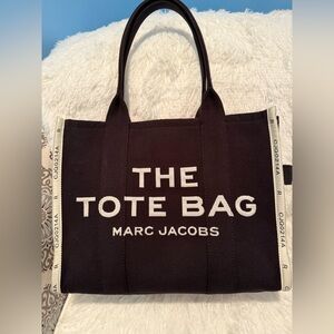 Marc Jacobs Large Jacquard Tote Bag Top Zip